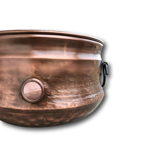 Handmade Copper Garden Hose Holder Pot By Kauri Design Bold