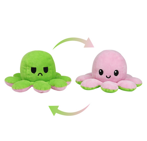 octopus with two moods