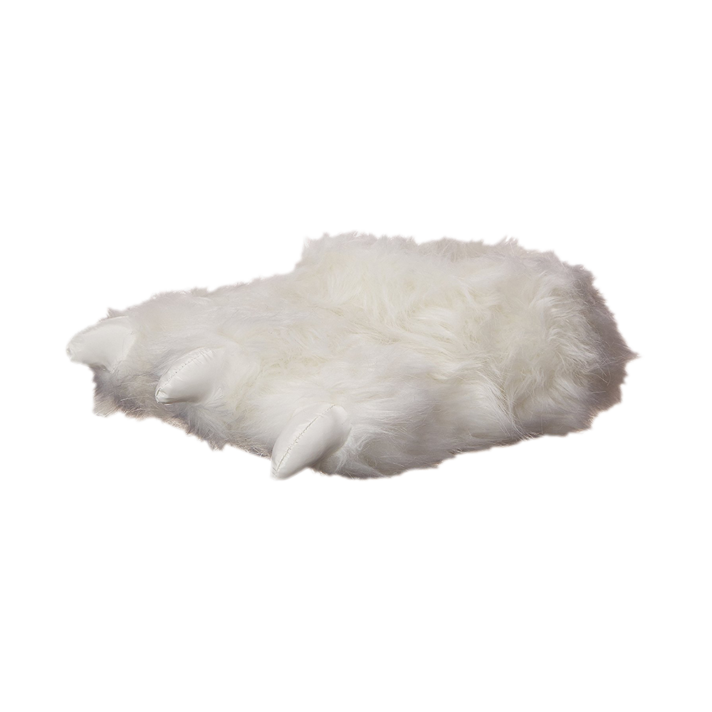 Wishpets Fuzzy Polar Bear Plush Slippers – Bold Home Products