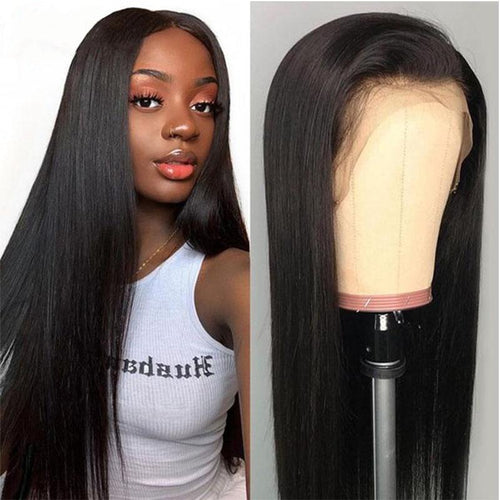 13x4 HD Lace Frontal Wigs Silky Straight Human Hair Wigs – Queen Hair Inc