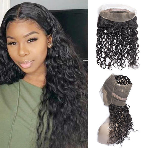 360 Lace Frontal Free Part Body wave Natural Black 100% Human Hair