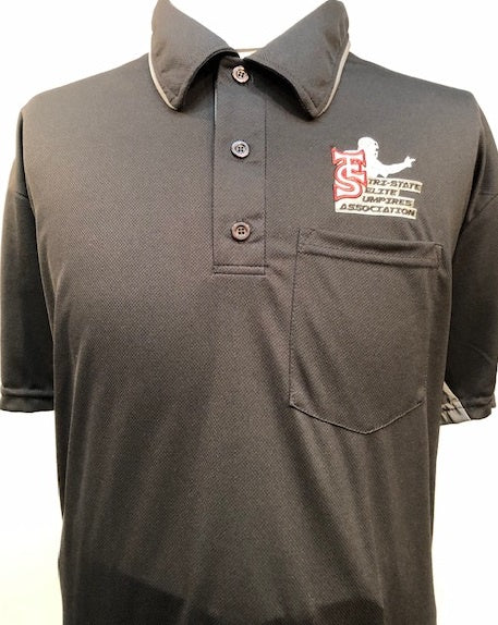 BBS310Smitty Major League Style Umpire Shirt  Available in Black and   NFHS Officials Store