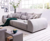 Canapea extensibilă cu 2 lazi de depozitare Big Sofa Verona Grey 305x110 cm | Dumonde Furniture & Deco Concept.