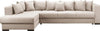 Colțar extensibil cu ladă de depozitare Gloria Beige 325x195 cm | Dumonde Furniture & Deco Concept.