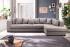 Colțar extensibil cu ladă de depozitare Gloria Grey 325x195 cm | Dumonde Furniture & Deco Concept.