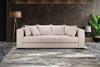 Canapea extensibila cu lada de depozitare Gloria Bej 250x100 cm | Dumonde Furniture & Deco Concept.