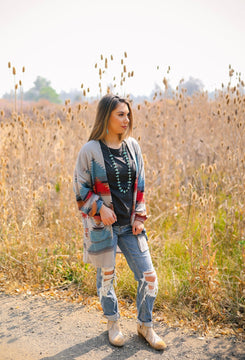 The Maxwell Aztec Cardigan