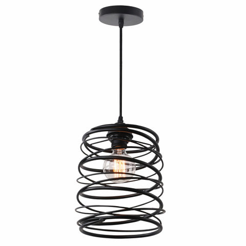 radium glass light spiral shade