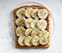 Banana toast chia