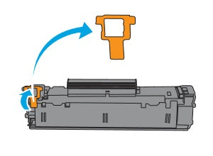 Retirar precinto naranja del chip