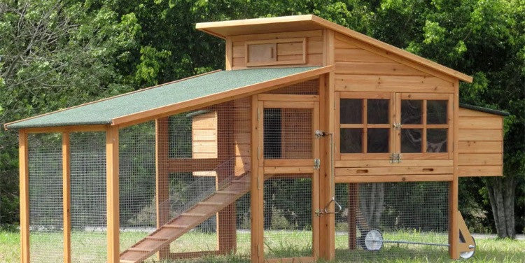 Extra large chicken coop on wheels