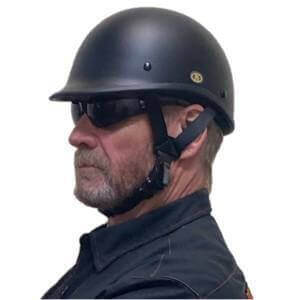 low profile german half helmet