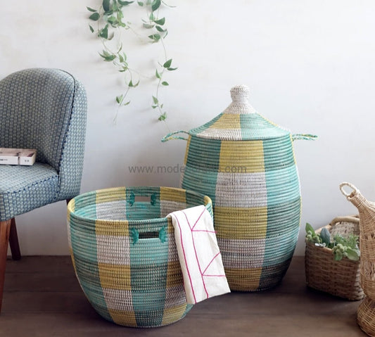 Rammi Rattan Laundry Basket — Kayu Home