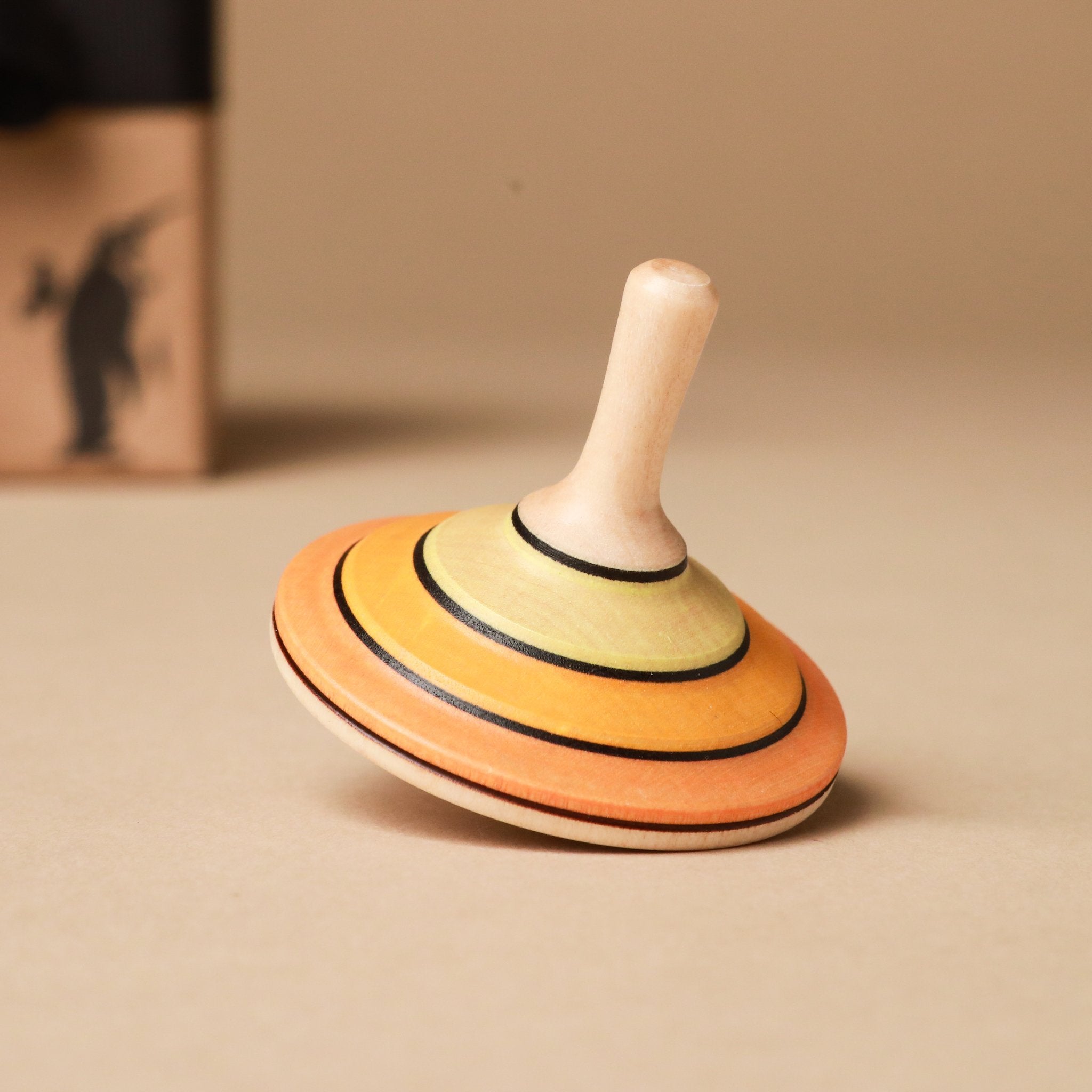wooden spinning top dimensions