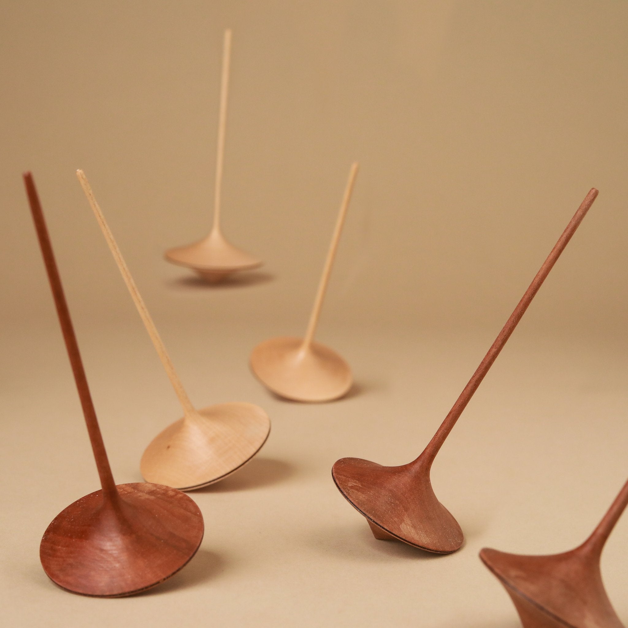 wooden spinning top dimensions