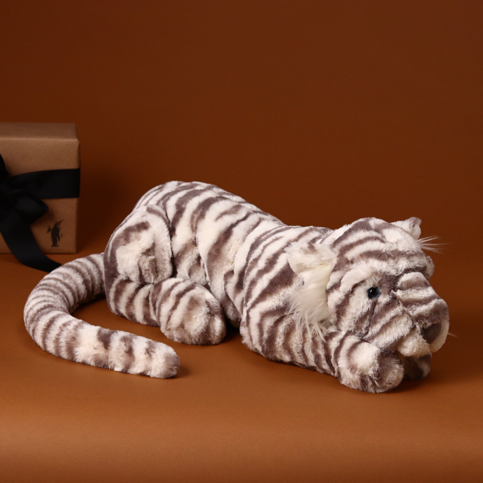 snow tiger stuffed animal