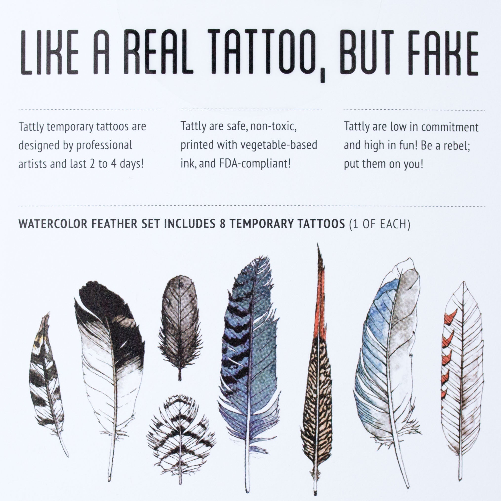 33 Watercolor Feather Tattoos