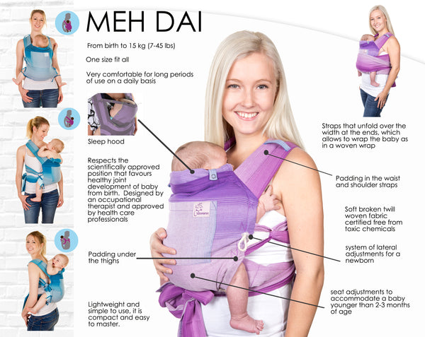 Mei Tai (MEH DAI) Baby Carrier – Petit 