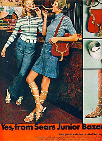 1970 denim skirt