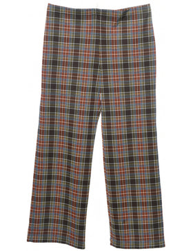 Checked Trousers - W35 L30