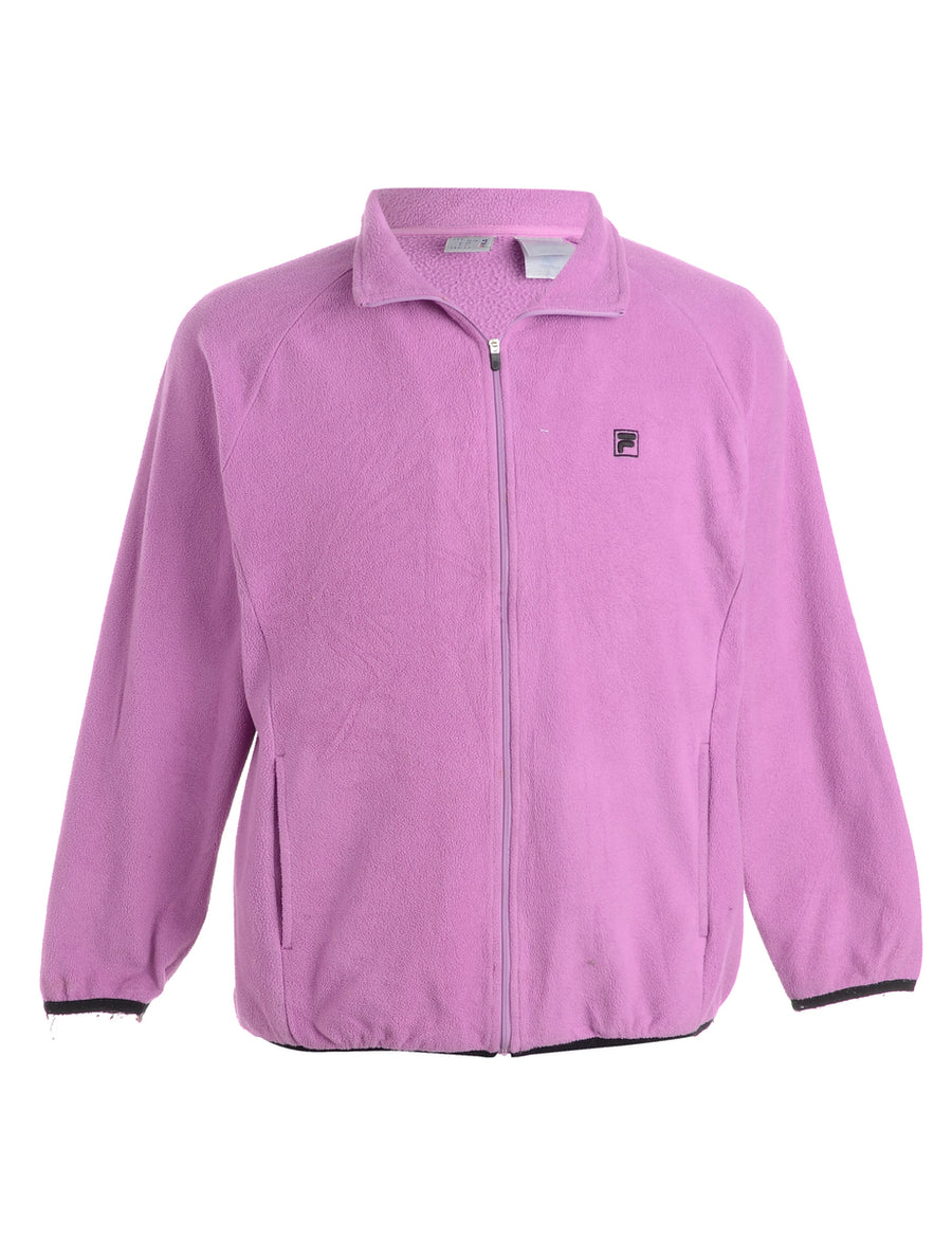 pink fila fleece