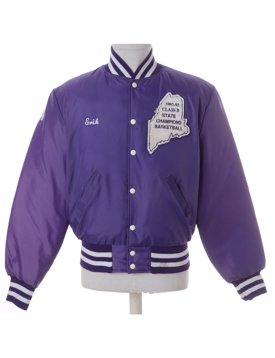 Basketball Bomber Jacket - Jackets - Beyond Retro