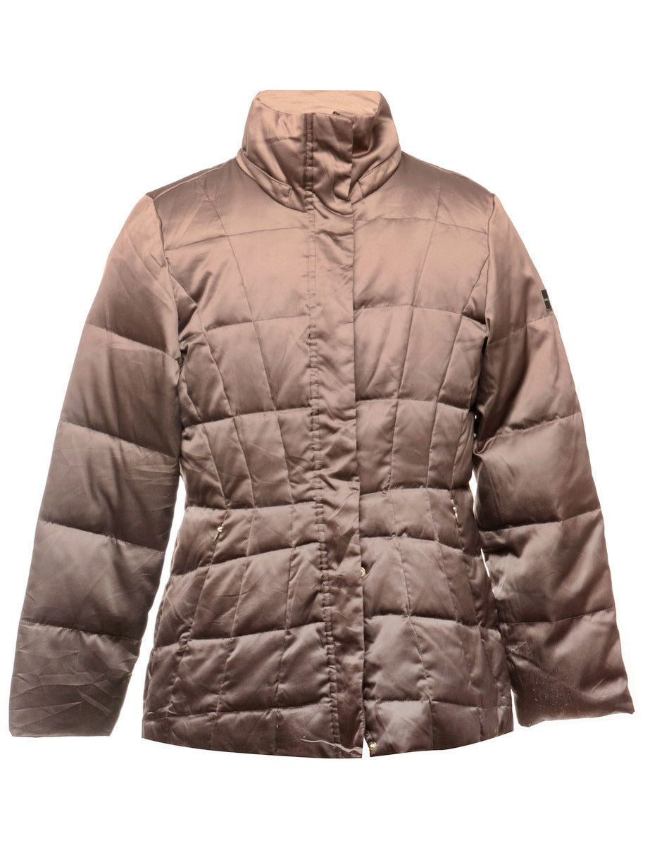 brown calvin klein puffer