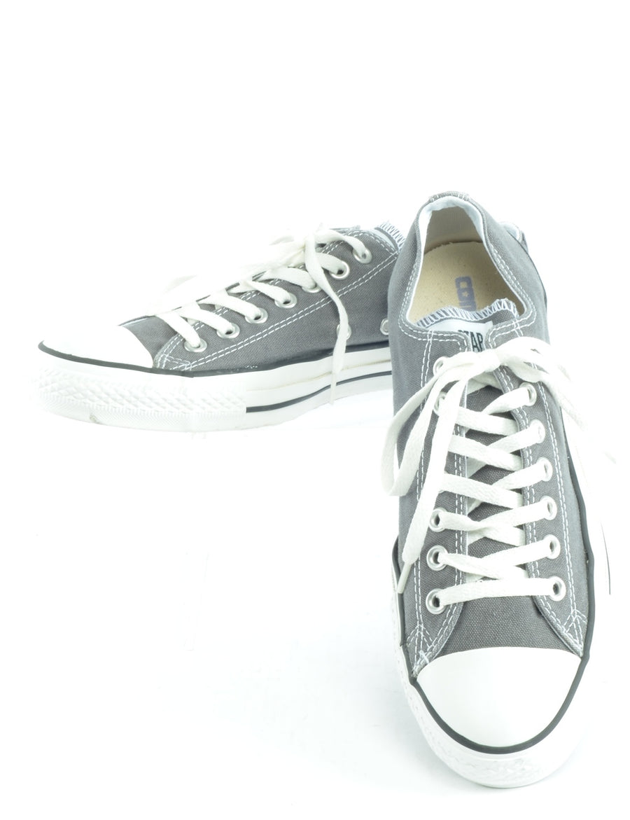 mens grey converse trainers