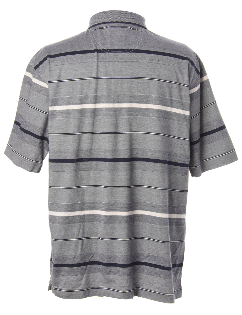 Men's Dockers Dockers Polo T-shirt Grey, L | Beyond Retro - E00538870