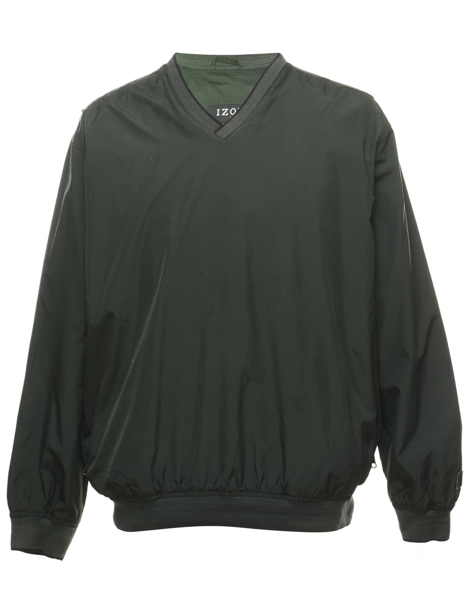 Nylon sweatshirt store lined jacket