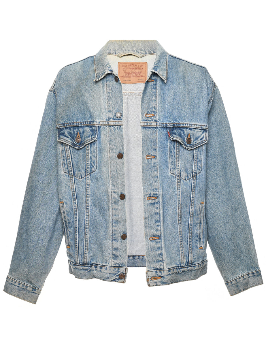 Men's Levi's Levi's Light Wash Denim Jacket Denim, L | Beyond Retro -  E00916897