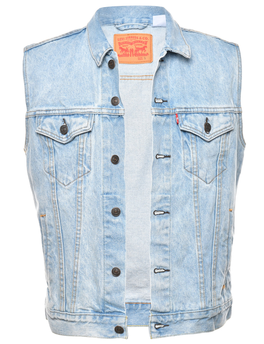 Men's Levi's Levi's Sleeveless Denim Jacket Vest Denim, S | Beyond Retro -  E00866213