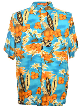 Retro & Vintage Print Hawaiian Shirts –