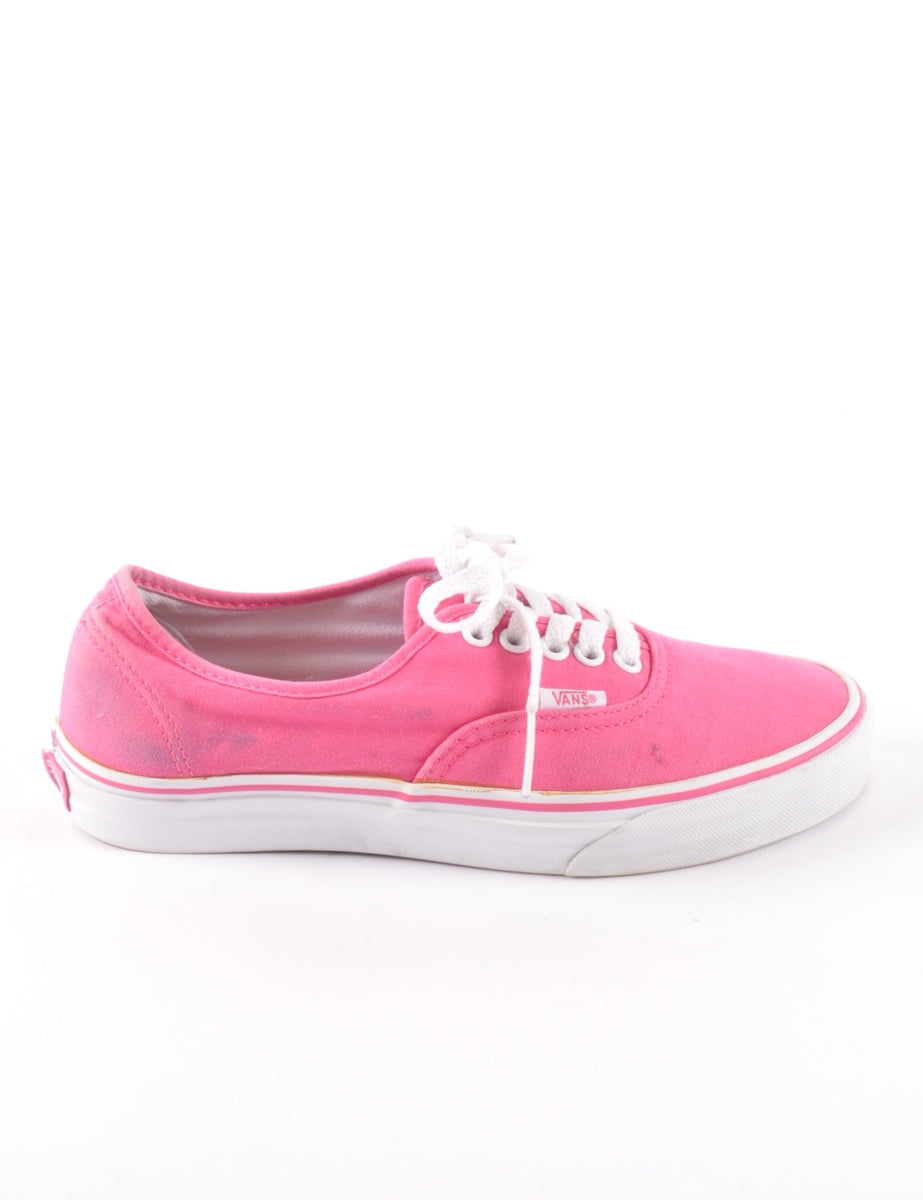 vans off the wall shoes pink