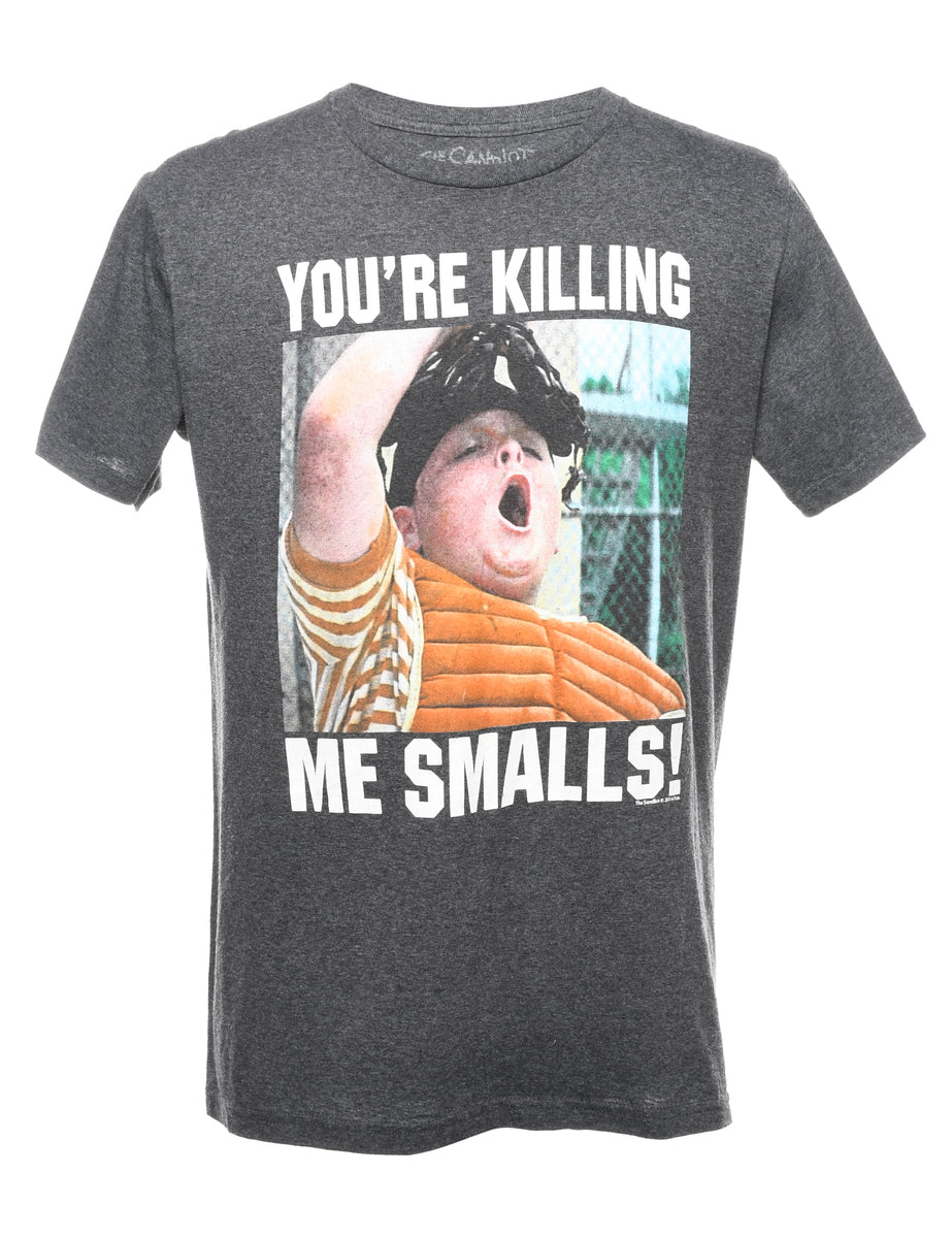 Unisex 00s The Sandlot You Re Killing Me Smalls Printed T Shirt Grey L Beyond Retro E