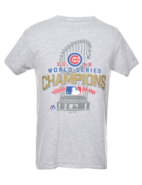 Chicago Cubs Champions Baseball Vintage Graphic T-shirt 