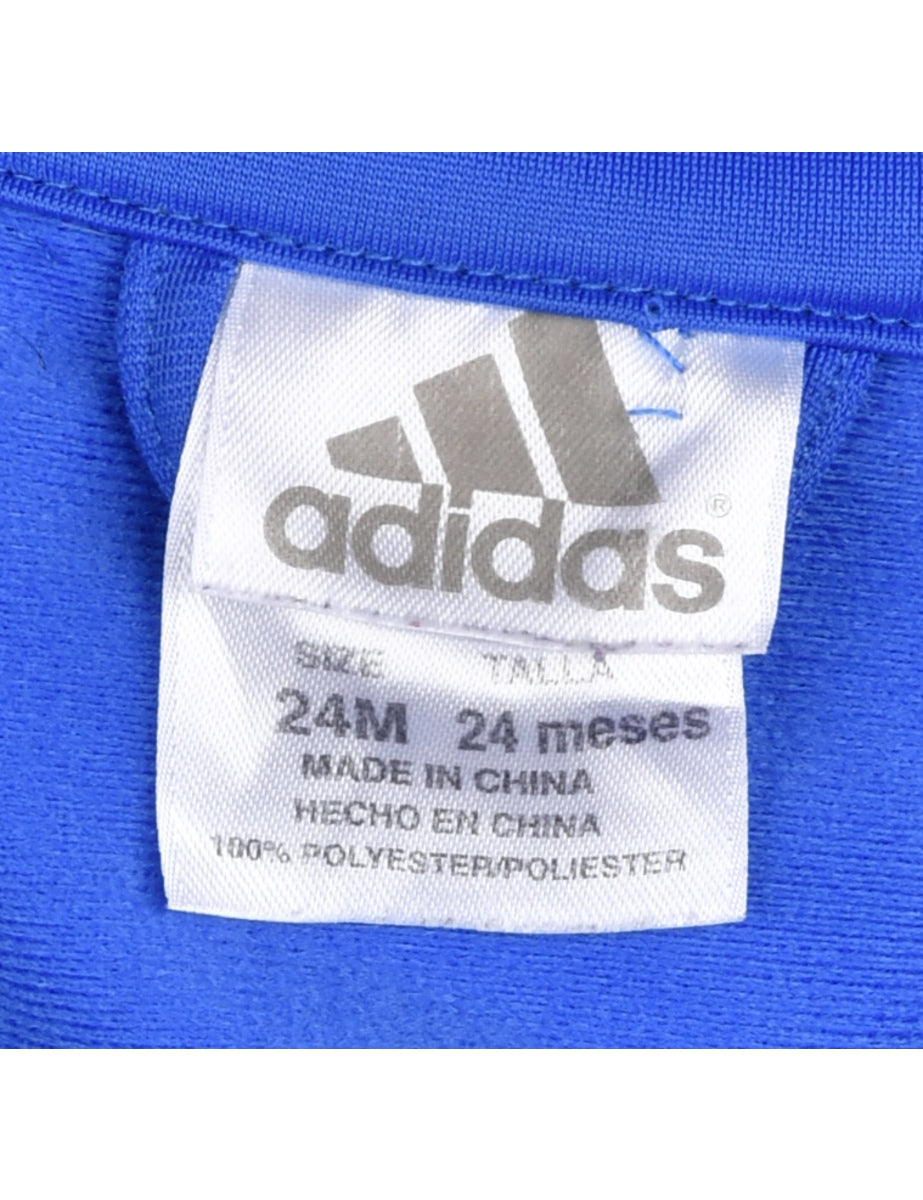 adidas blue and pink jacket