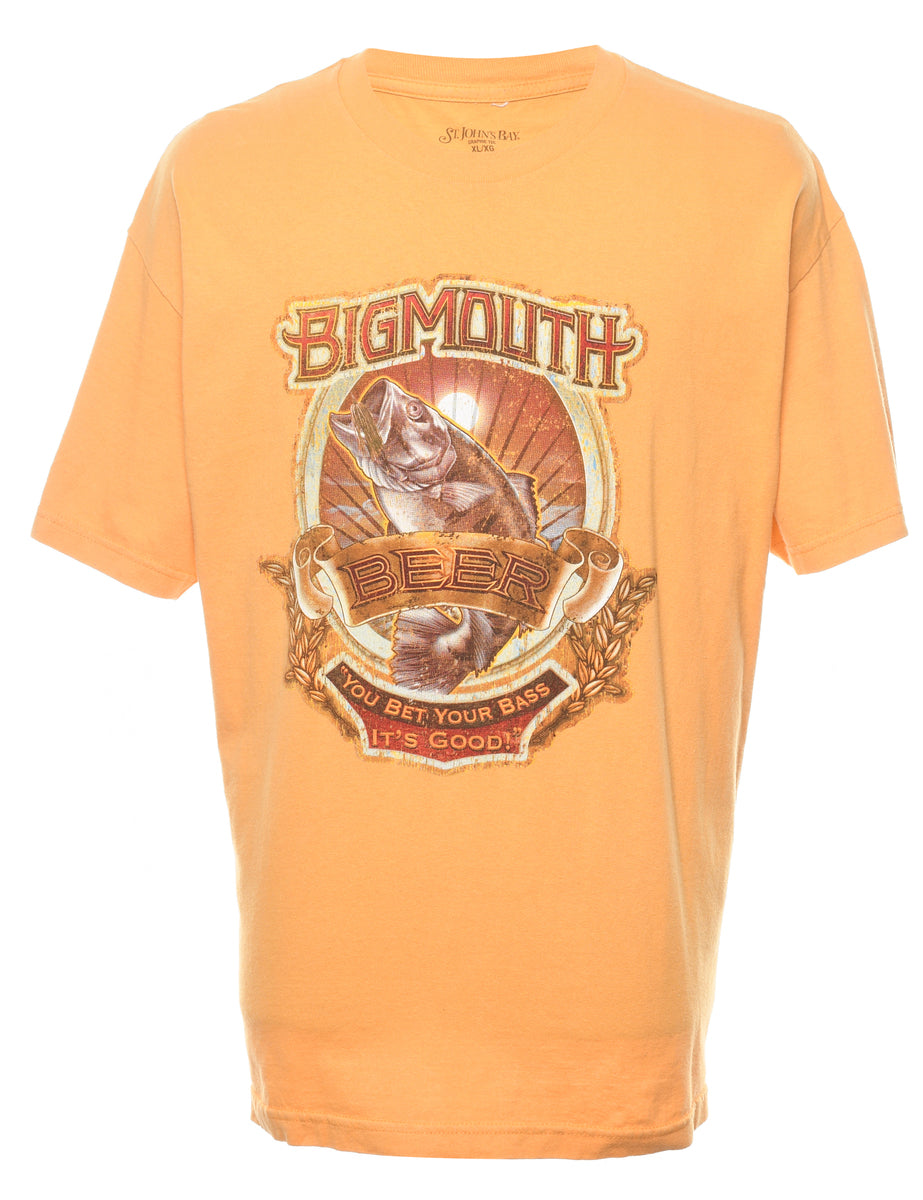 Image of Bigmouth Beer Printed T-shirt - XL