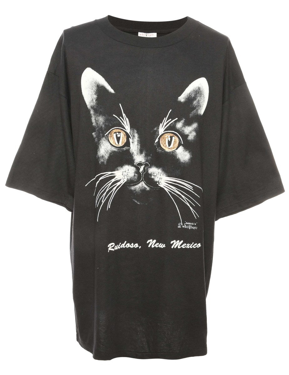 Image of Cat Animal T-shirt - M