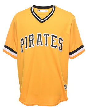 38 Pittsburgh Pirates Starter Orange Jersey XL