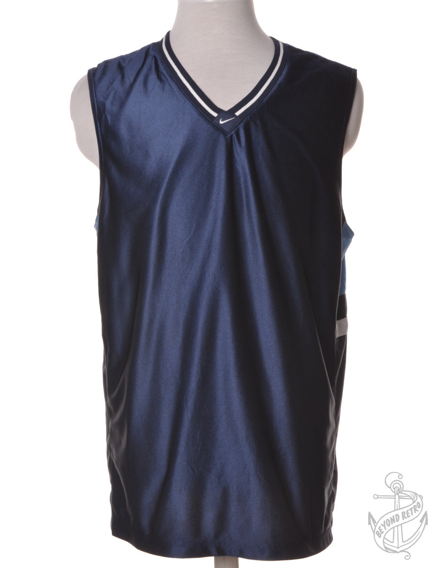 navy nike vest