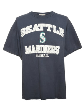 90s Vintage Seattle Mariners Baseball Mlb Majestic Jersey 