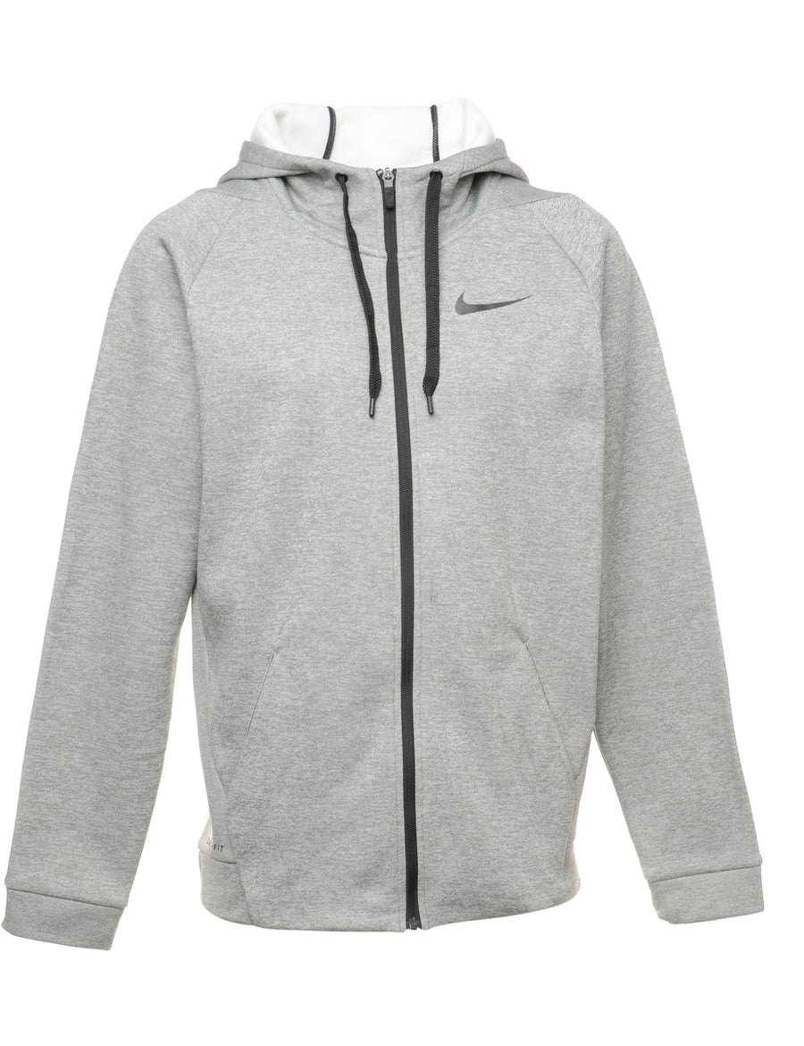 nike grey track top