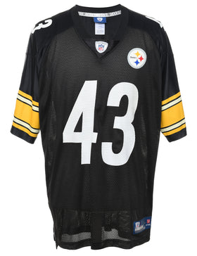 Pittsburgh Steelers -Troy Polamalu #43 Authentic Jersey Size 52 On