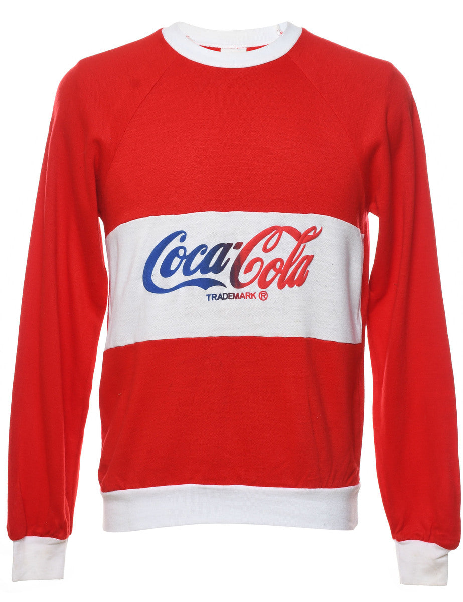 Image of Cocacola Printed Sweatshirt - M