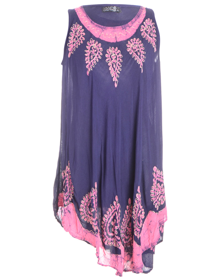 women's embroidered tunic dress