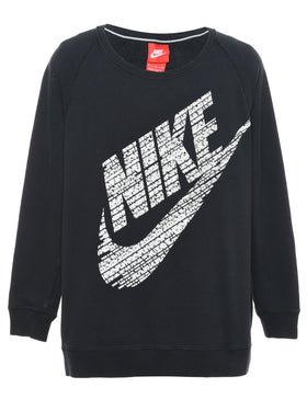 Nike Football Academy retro logo long sleeved shell sweatshirt in grey