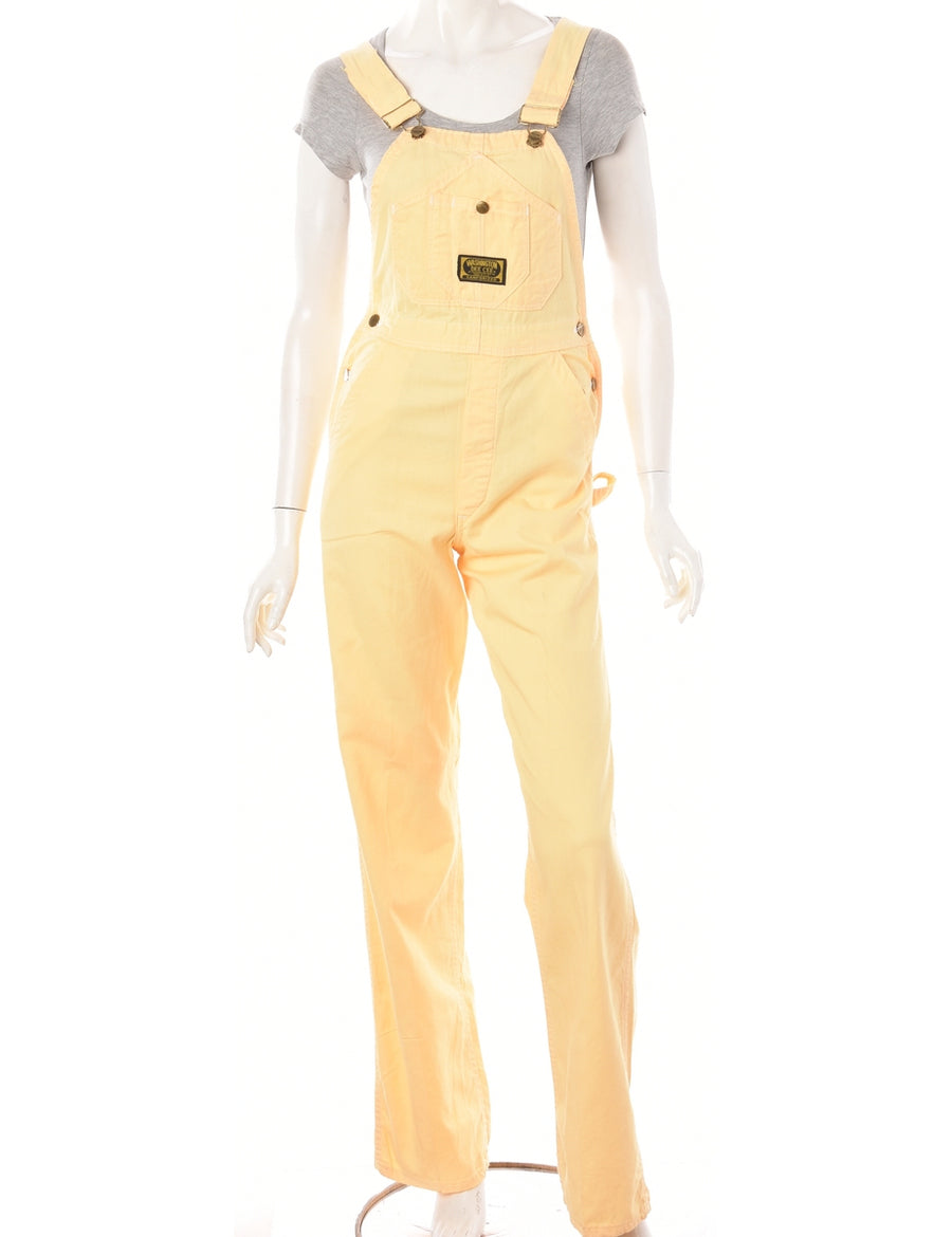 yellow dungarees womens