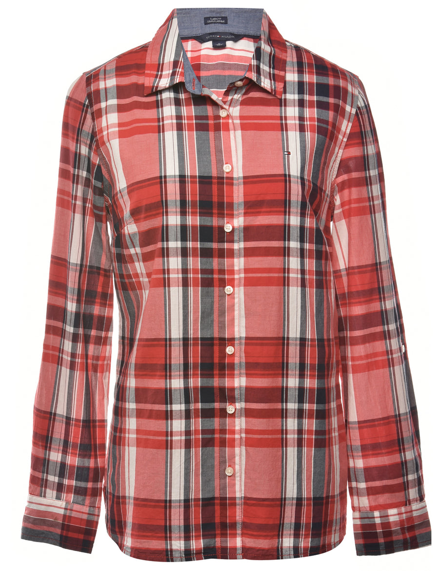 tommy hilfiger checked shirt