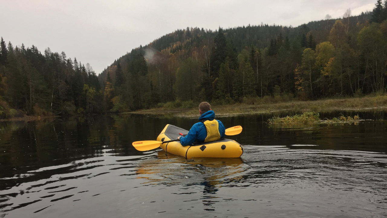 PACKRAFT FRA SILJAN TIL GOPLEDAL I FARRISVANNET